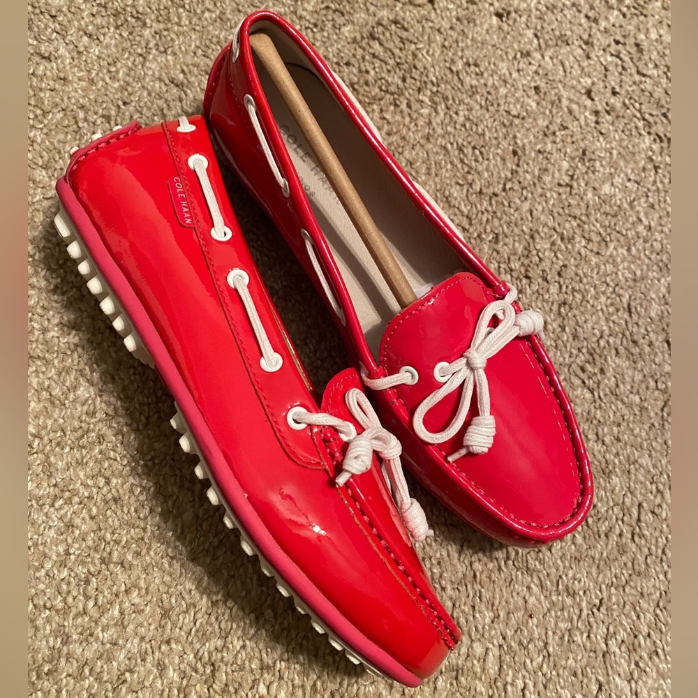 Cole Haan pink loafer